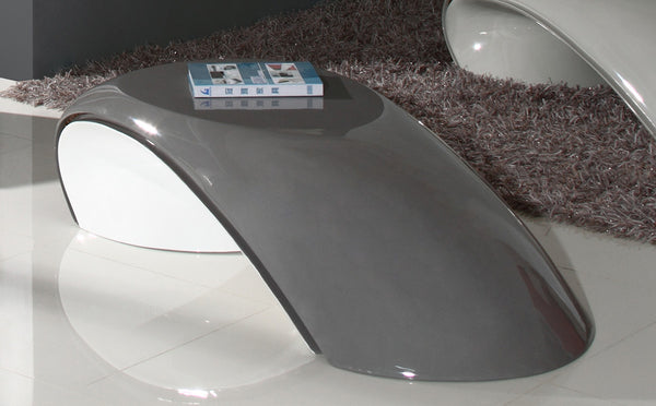 Shift Contemporary Two Tone Blue Led High Gloss Coffee Table Model VGGUTG-1165CT-2