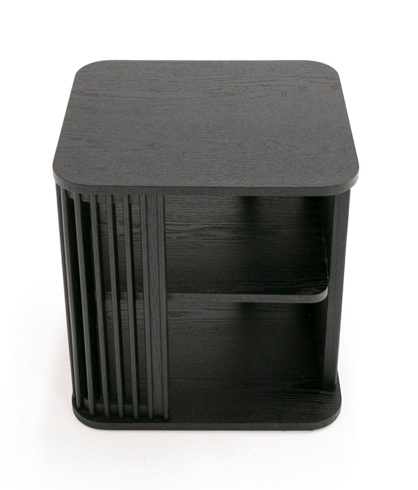 Modrest Thayne Modern Mid Century Black Ash End Table Model VGDW-J5932-BLK