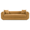 Tiene Modern Orange Fabric 3-Seat Sofa