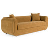 Tiene Modern Orange Fabric 3-Seat Sofa