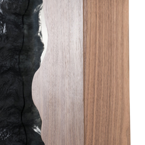 Timber Modern Walnut Leaning Floor Mirror