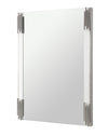 Modrest Token Modern White & Stainless Steel Mirror Model VGVCJ815-WHT-MIR
