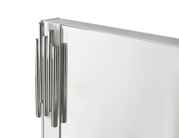 Modrest Token Modern White & Stainless Steel Mirror Model VGVCJ815-WHT-MIR