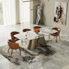 Paulsen Modern Ceramic + Brass Dining Table