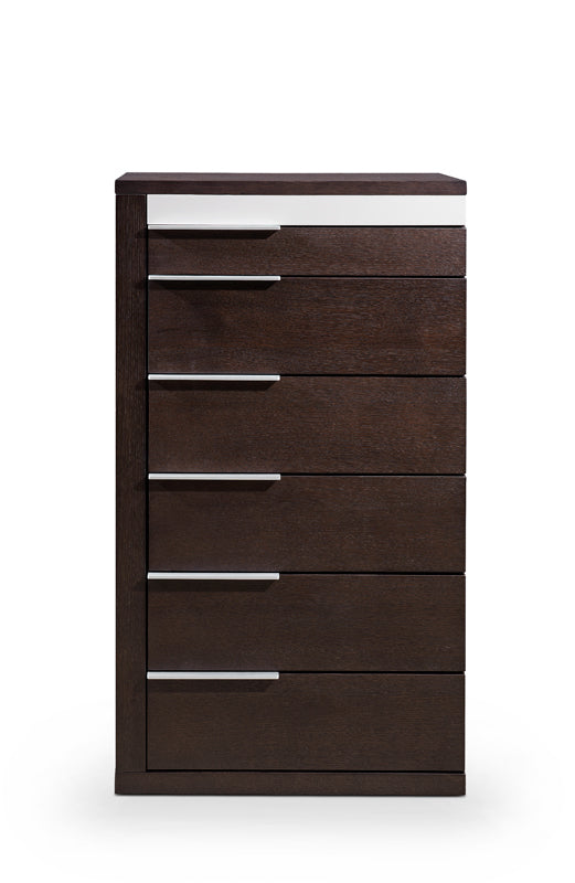 Modrest Torino Modern Brown Oak & Grey Chest Model VGWCD-D04-BRNOAK