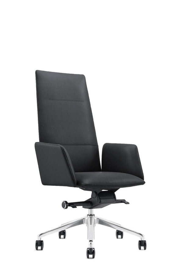 Modrest Tricia Modern Black High Back Executive Office Chair Model VGFUA1911-BLK-OC