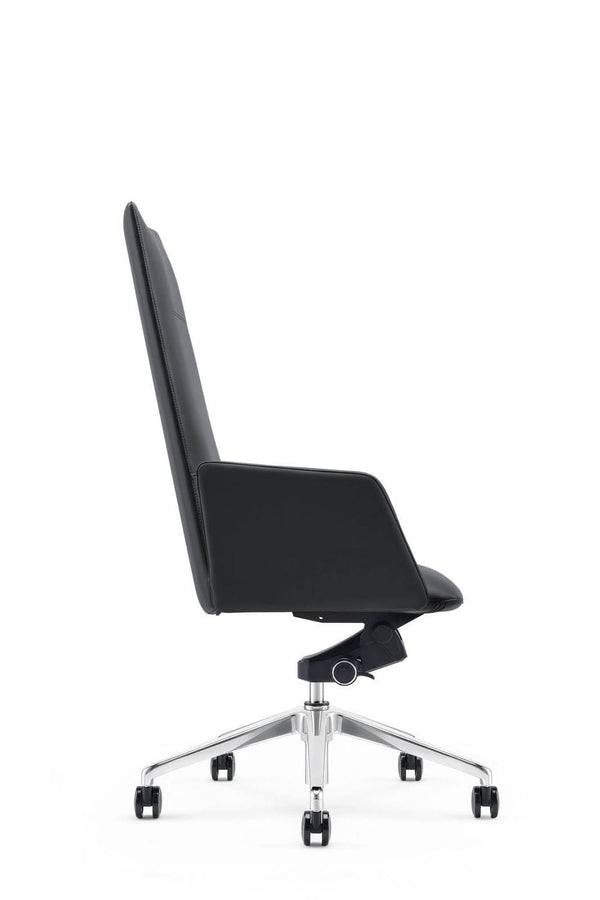 Modrest Tricia Modern Black High Back Executive Office Chair Model VGFUA1911-BLK-OC