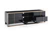 Nova Domus Cartier Modern Black & Rosegold Tv Stand Model VGVCTV-A002