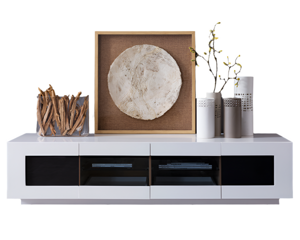 Modrest Frost Modern Small White Tv Unit Model VGWCTV004SM-WHT