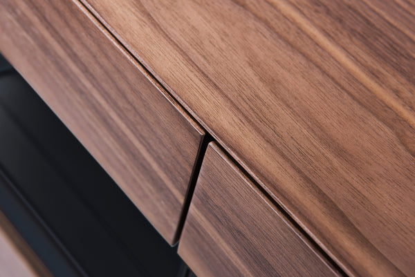 Frost Modern Small Walnut TV Stand