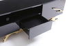 Modrest Legend Modern Black & Gold 79" Tv Stand Model VGVCTV8111-BLK