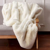 Furniture of America Caparica Off-White Contemporary Throw Blanket Model TW4144