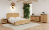 Dresden Modern Natural Acacia Bed