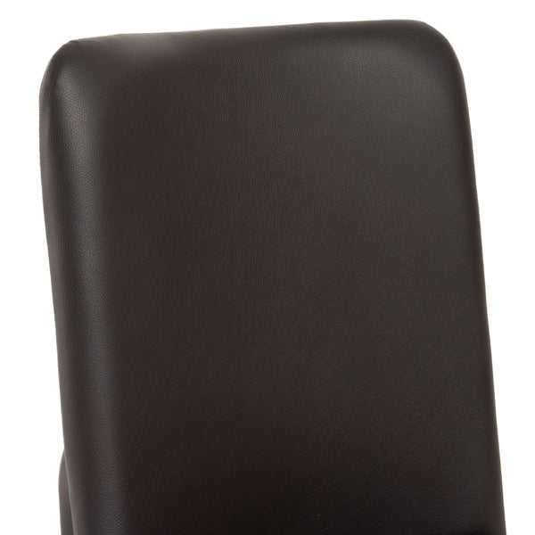 Modrest Utah Modern Walnut And Brown Eco Leather Dining Chair Set Of 2 Model VGMAMI-973