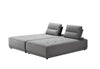 Divani Casa Glendale Modern Grey Fabric Modular Sectional Sofa Model VGMBMB-1907-GRY