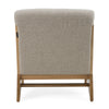 Divani Casa Vance Modern Sand Fabric & Wood Accent Chair Model VGKK-KF.A2387-SAND