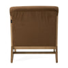Divani Casa Vance Modern Brown Fabric & Wood Accent Chair Model VGKK-KF.A2387-BRN