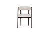 Modrest Vegas Modern Cream Fabric & Walnut Oak Dining Chair (Set Of 2) Model VGME-VEGAS-CRM-DC