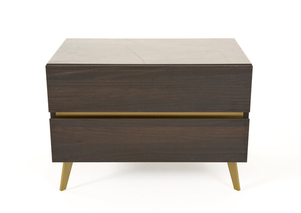 Nova Domus Velondra Modern Eucalypto & Marble 4 Piece Bedroom Set Model VGACVELONDRA-BED-4PCSET