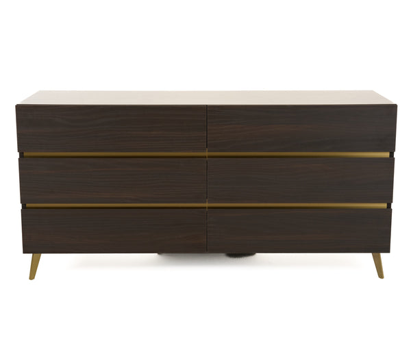Velondra Modern Eucalypto + Marble Dresser