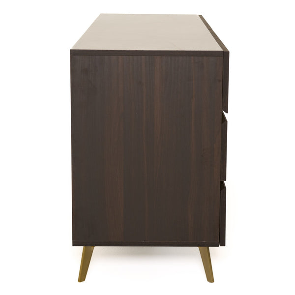 Velondra Modern Eucalypto + Marble Dresser