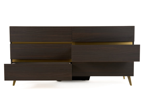 Velondra Modern Eucalypto + Marble Dresser