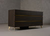 Velondra Modern Eucalypto + Marble Dresser