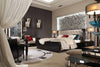 Eastern King A&X Bellagio Luxurious Transitional Crocodile Lacquer Bed Model VGUNRW206-180-EK