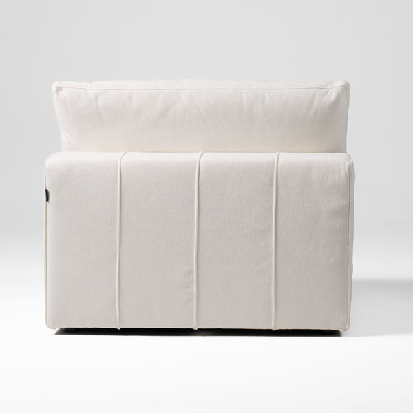 Divani Casa Vicki Modern Off White Fabric Modular Sectional Sofa Model VGKK-KF.8033-SECT-IVORY