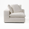 Divani Casa Vicki Modern Off White Fabric Modular Corner Seat Model VGKK-KF.8033-CORNER-IVORY