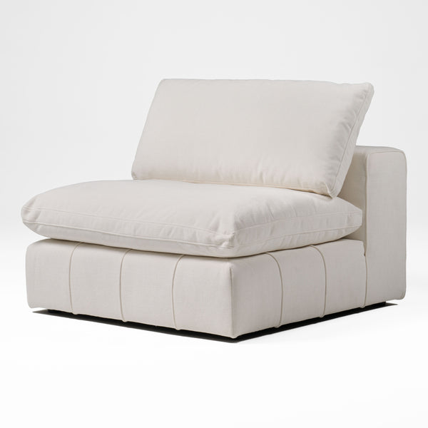 Divani Casa Vicki Modern Off White Fabric Modular Sectional Sofa Model VGKK-KF.8033-SECT-IVORY