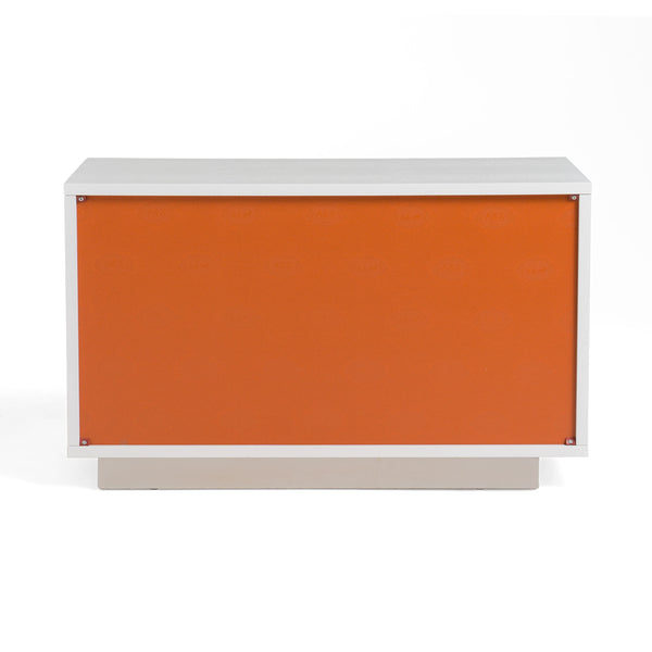 A&X Victoria Modern White Crocodile Nightstand Model VGUNAW324-80-CROC