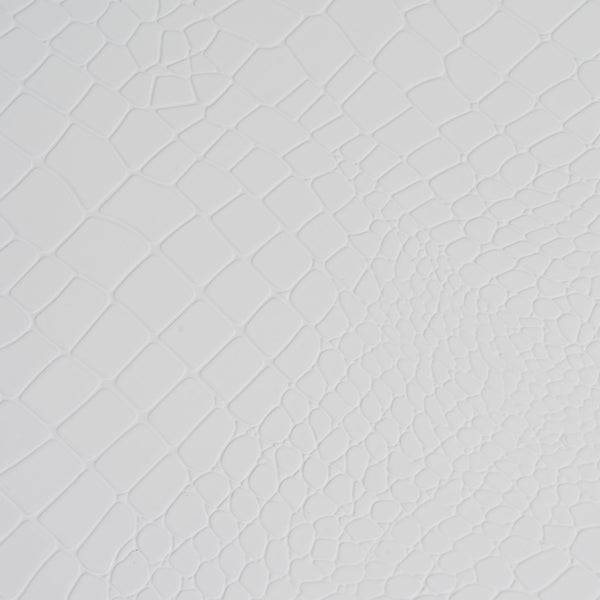 A&X Victoria Modern White Crocodile Nightstand Model VGUNAW324-80-CROC