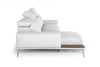 Lamod Italia Villeneuve Modern White Italian Left Facing Sectional Sofa Model VGNTVILLENEUVE-WHTX-LAF-SECT
