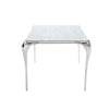 Modrest Vince Modern Faux Marble & Stainless Steel Dining Table Model VGZAT107-DT-1