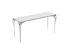 Vince Faux Marble & Stainless Steel Console Table