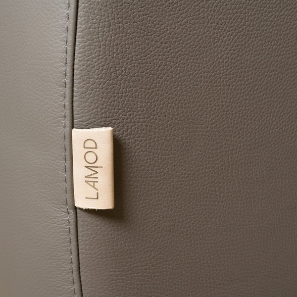 Lamod Italia Viola Italian Contemporary Grey Leather Right Facing Sectional Sofa Model VGDTVIOLA-KIM-FUME-RAF-SECT