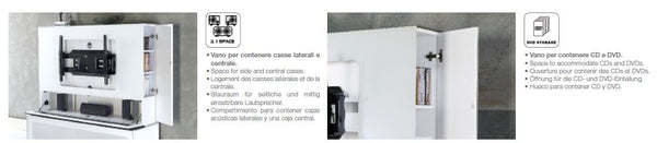 Vr4 Verona Tv Entertainment System Made In Italy Model VGMUVR4-ANM