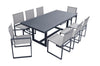Renava Wake & Kayak Modern Outdoor Grey Dining Table Set Model VGGE-WAKE-KAYAK-DT-SET-GRY
