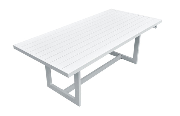 Renava Wake Modern White Outdoor Dining Table Model VGGEMONTALK-CH-WHT-1