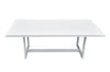 Renava Wake Modern White Outdoor Dining Table Model VGGEMONTALK-CH-WHT-1