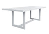 Renava Wake & Kayak Modern Outdoor Off White Dining Table Set Model VGGE-WAKE-KAYAK-DT-SET-WHT