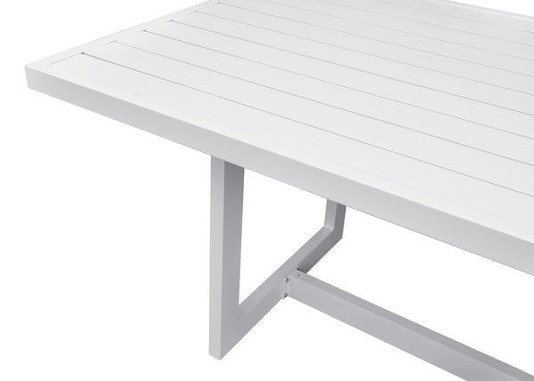Renava Wake Modern White Outdoor Dining Table Model VGGEMONTALK-CH-WHT-1