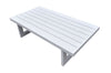 Renava Wake Modern White Outdoor Coffee Table Model VGGEMONTALK-WHT-CT