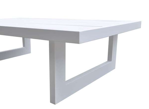 Renava Wake Modern White Outdoor Coffee Table Model VGGEMONTALK-WHT-CT