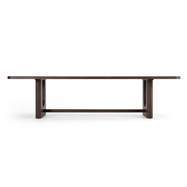 Modrest Walz Modern Brown Oak Rectangular Dining Table Model VGME-WALZ-BRN-DT