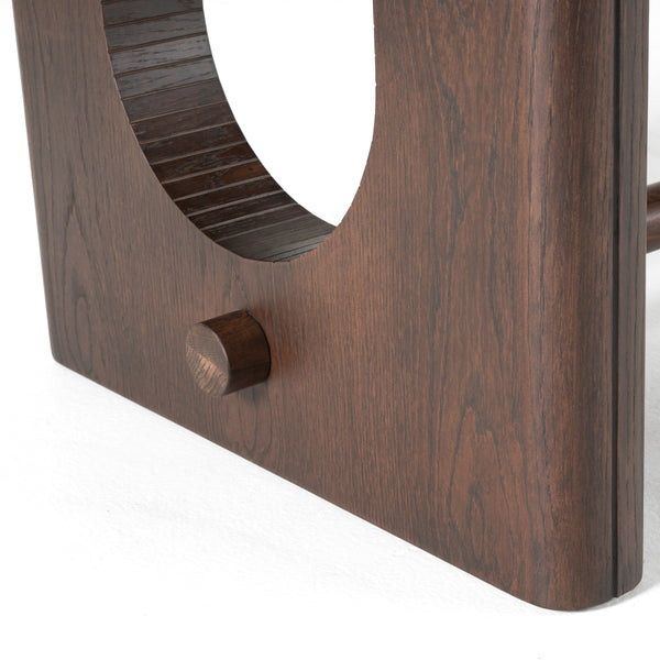 Modrest Walz Modern Brown Oak Rectangular Dining Table Model VGME-WALZ-BRN-DT