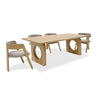Modrest Washington Modern Natural Oak Rectangular Dining Table Model VGME121257-DT