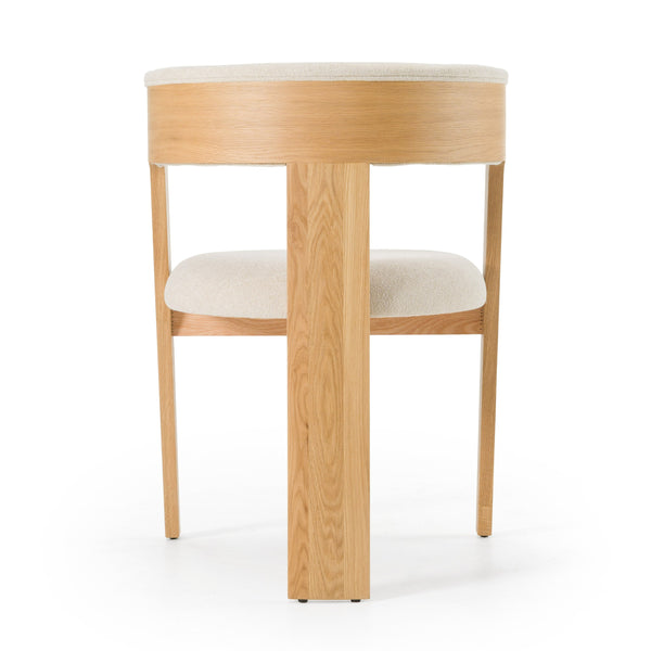 Modrest Washington Modern Beige Fabric & White Oak Dining Chair (Set Of 2) Model VGME121259-BGEWHT-DC-1