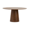 Modrest Weiss Mid Century Modern Walnut Round Dining Table Model VGMAMIT-5346